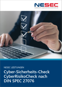 Icon PDF Download NESEC Broschüre Cyber-Sicherheits-Check, © NESEC GmbH